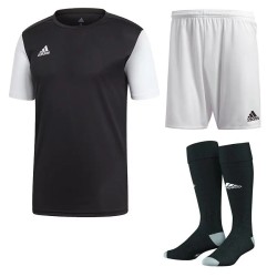 Komplet Junior Adidas Estro 19 Set Czarny/Biały